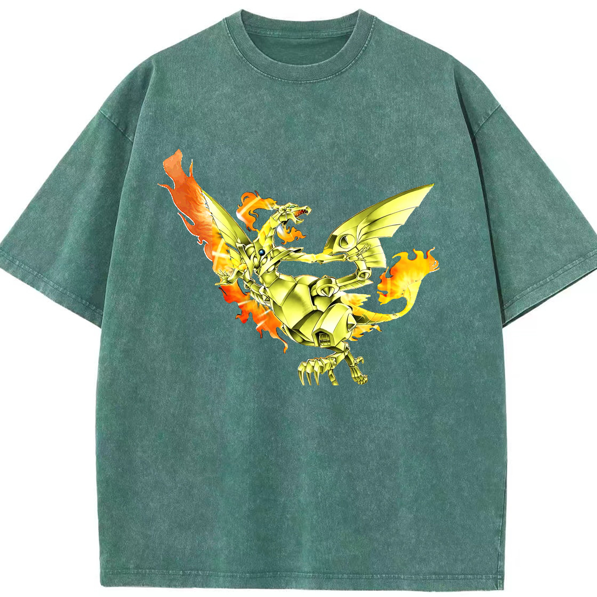 （画像用） 遊☆戯☆王 Yu-Gi-Oh! 綿100% ヴィンテージ風 半袖Tシャツ（フロントプリント）
